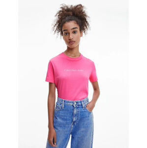 Calvin Klein dámské růžové tričko - S (THI)
